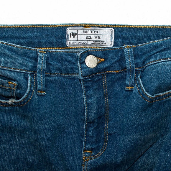 Free People High Waist Crop Straight Leg SZ 27-30 - Picture 8 of 8